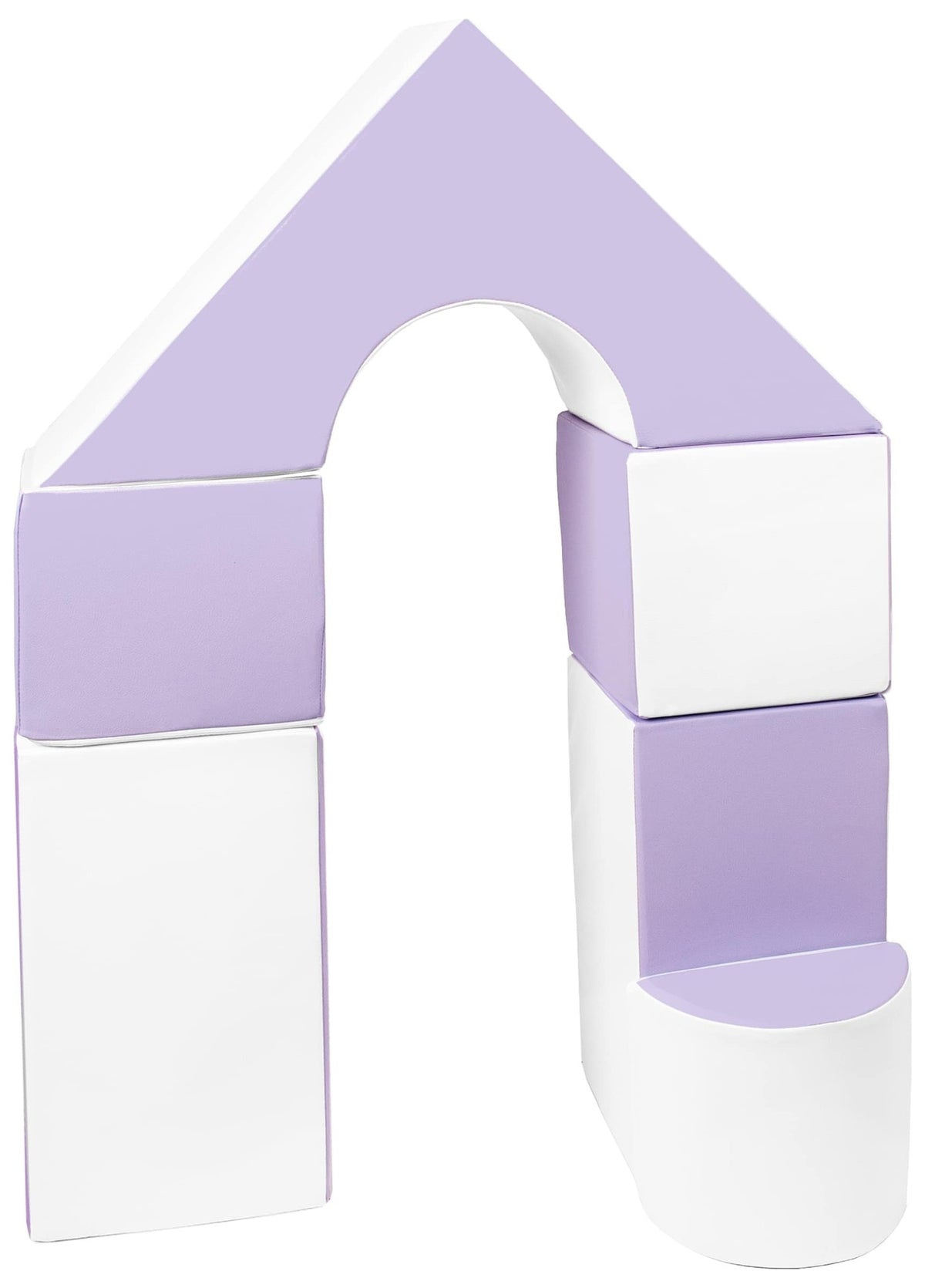 Mini-slottsset med 6 stora skumblock