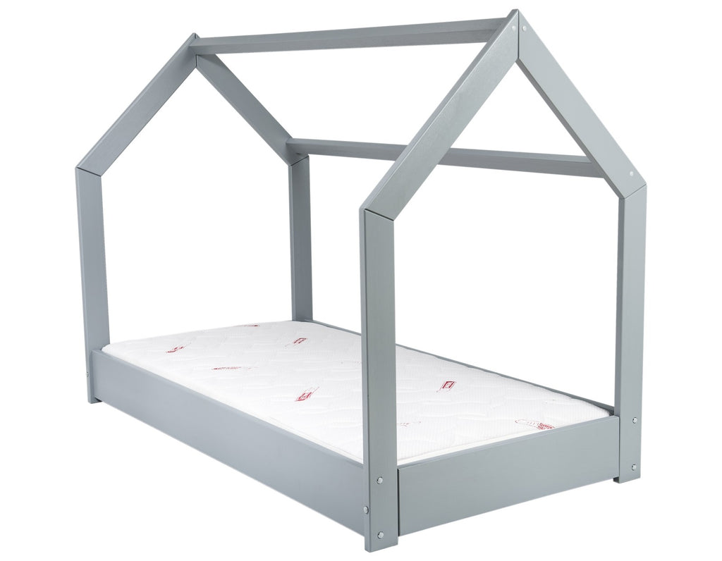 Barnsäng i trä med standardmadrass 160 × 80