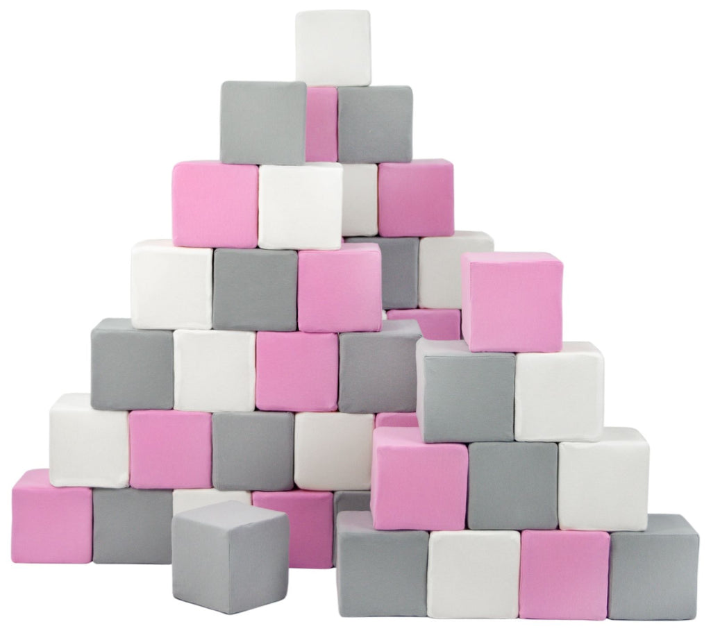 Pyramidset med 45 stora skumblock