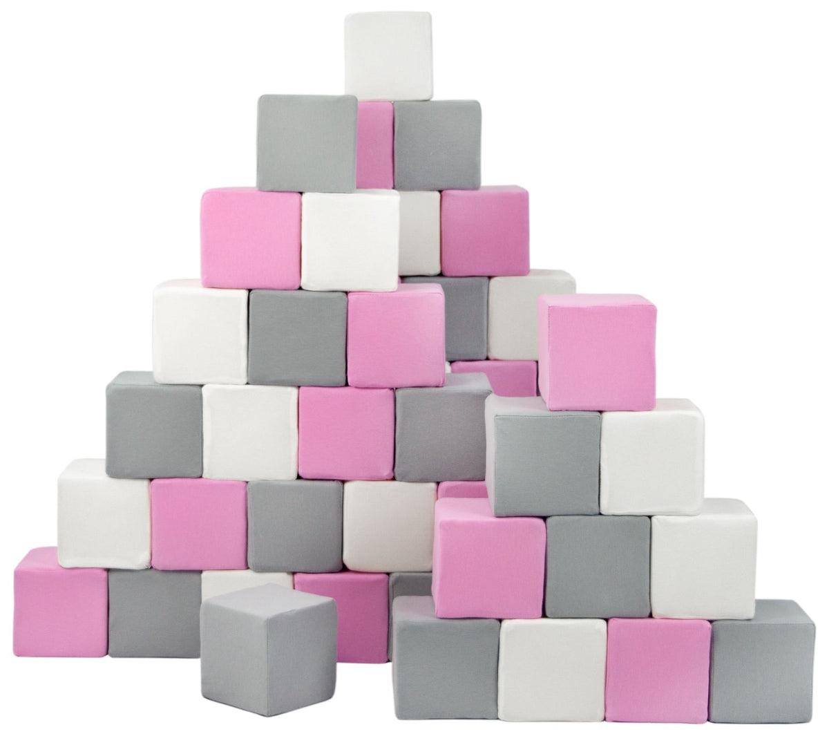 Pyramidset med 45 stora skumblock