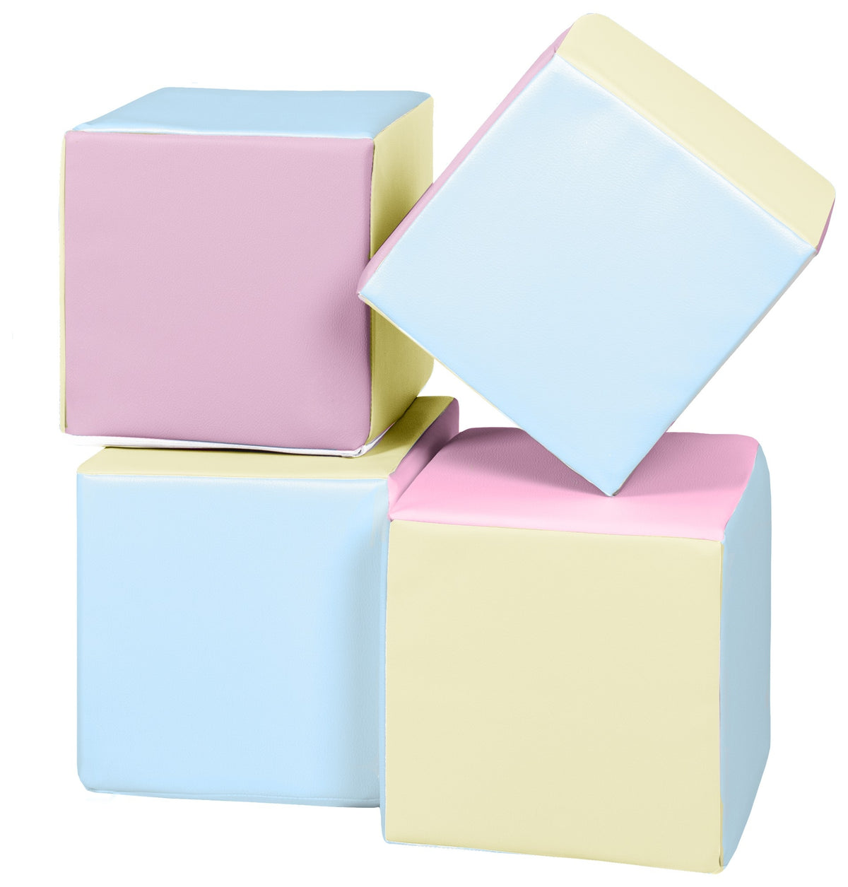 velinda 24281 cube set of 4 foam blocks