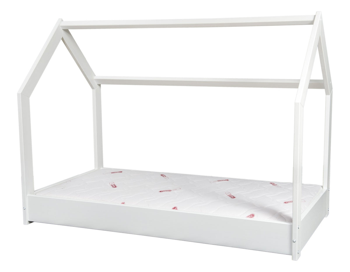 Barnsäng i trä med standardmadrass 160 × 80