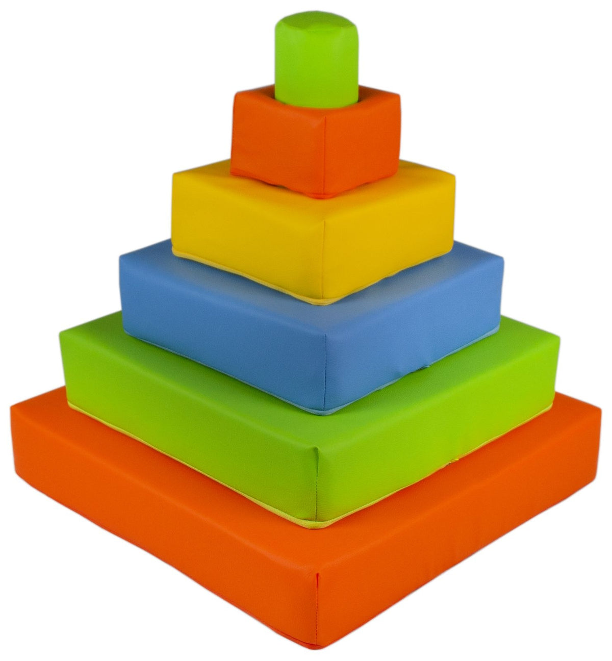 Pyramidset med 6 stora skumblock