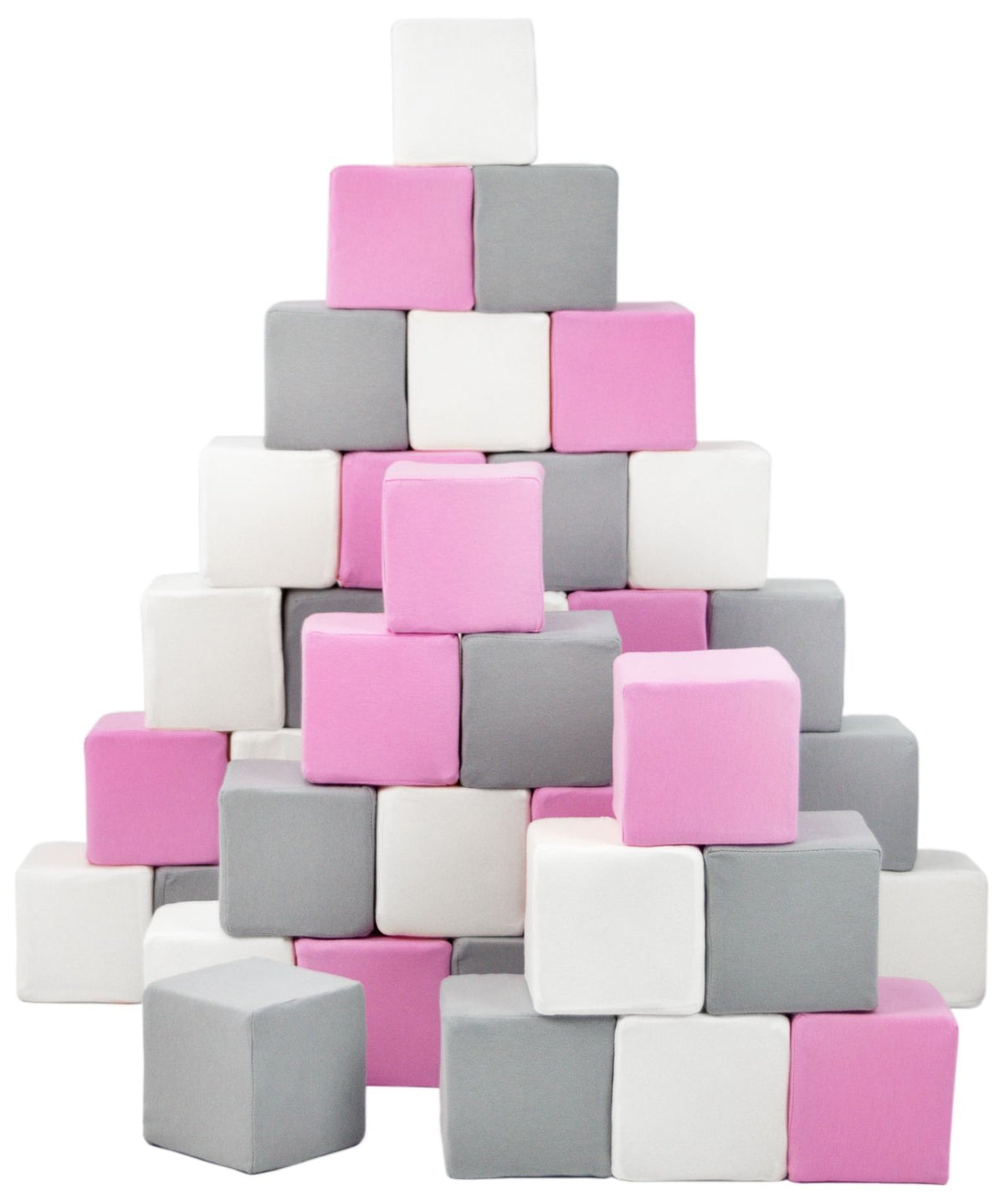 Pyramidset med 45 stora skumblock