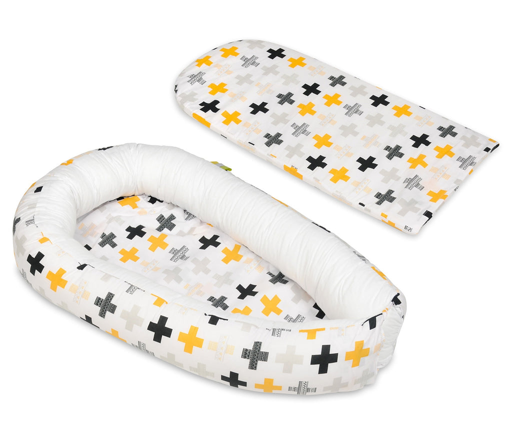 Babynest i 100 % bomull för nyfödda