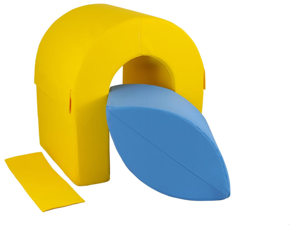 Tunnelset med 2 stora skumblock