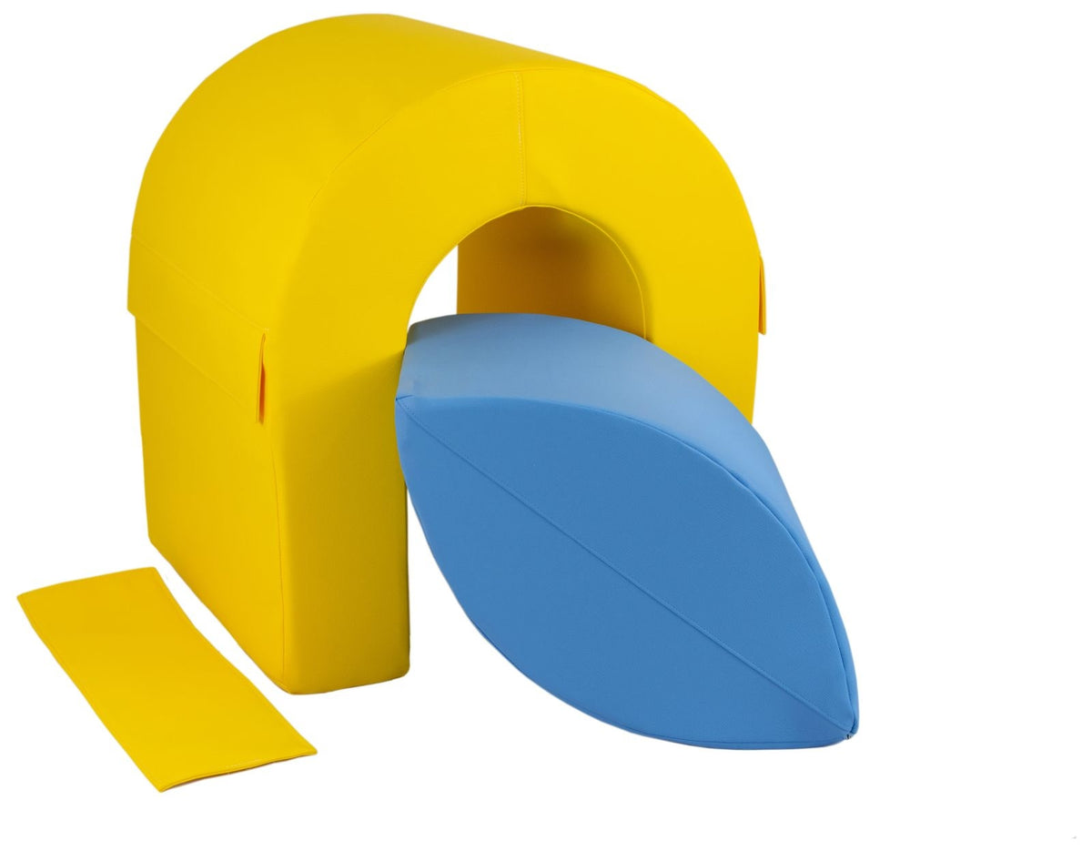 Tunnelset med 2 stora skumblock
