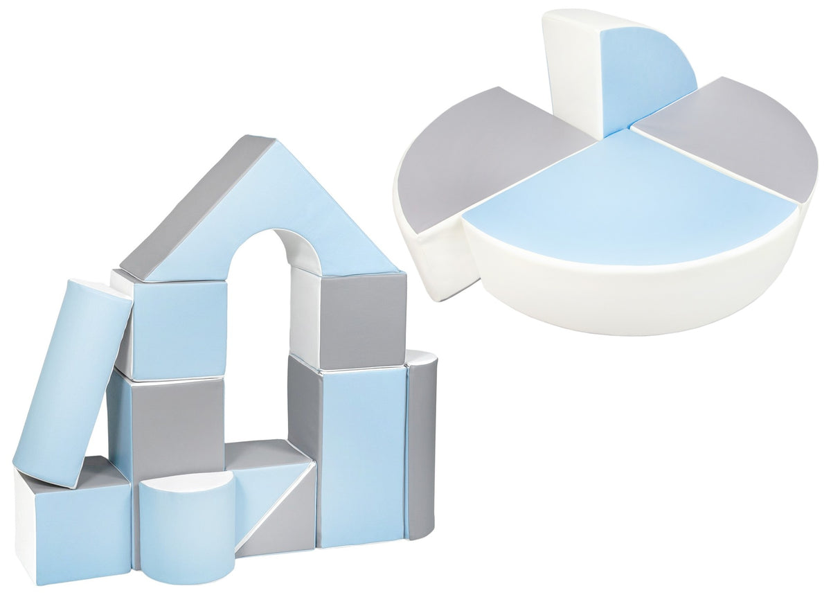 velinda 24272 castle wheel set of 15 large foam blocks