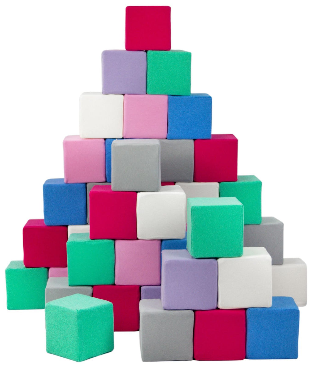 Pyramidset med 45 stora skumblock