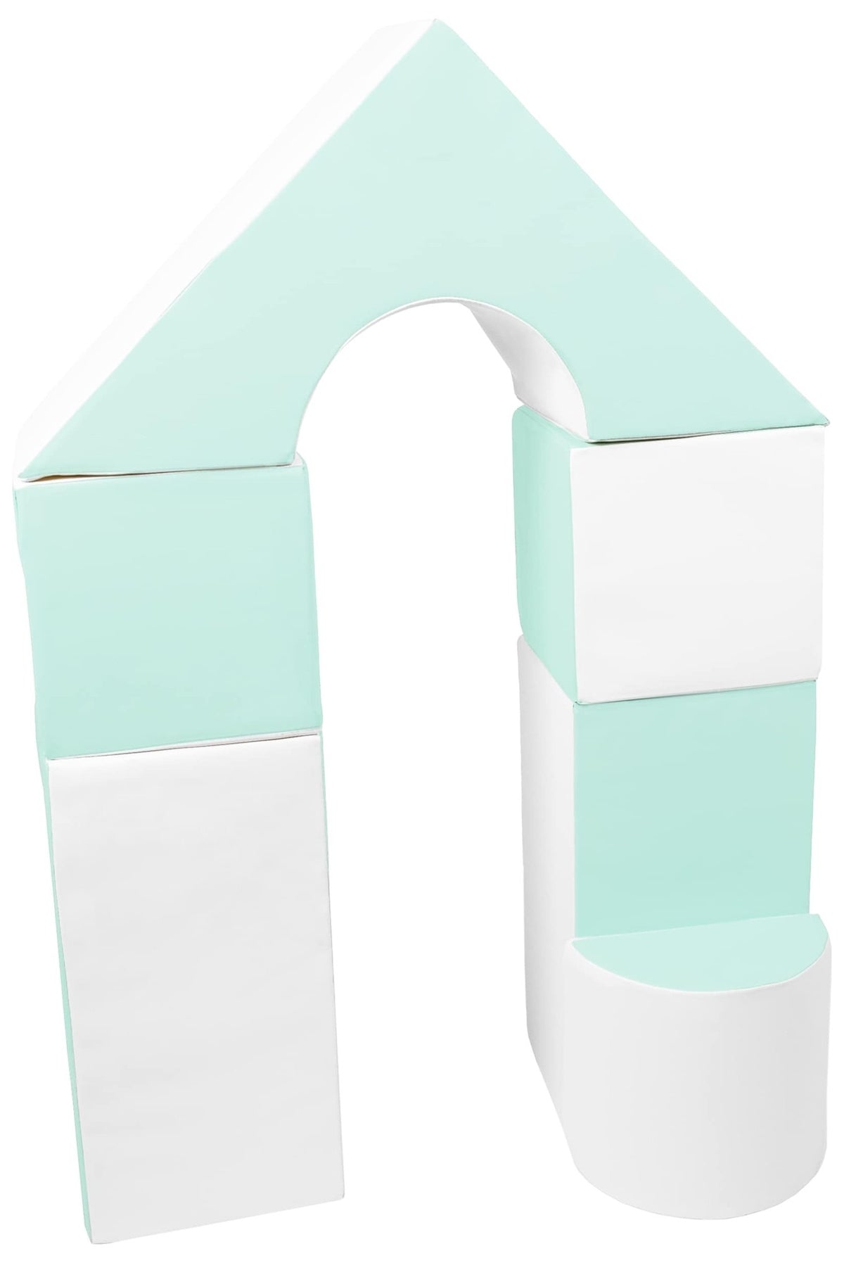 Mini-slottsset med 6 stora skumblock