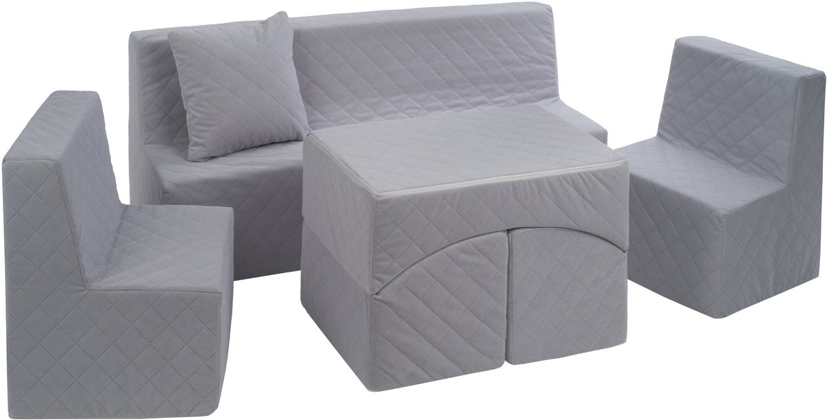 velinda 24253 kids furniture set 2xarmchair sofa lounger eco leather