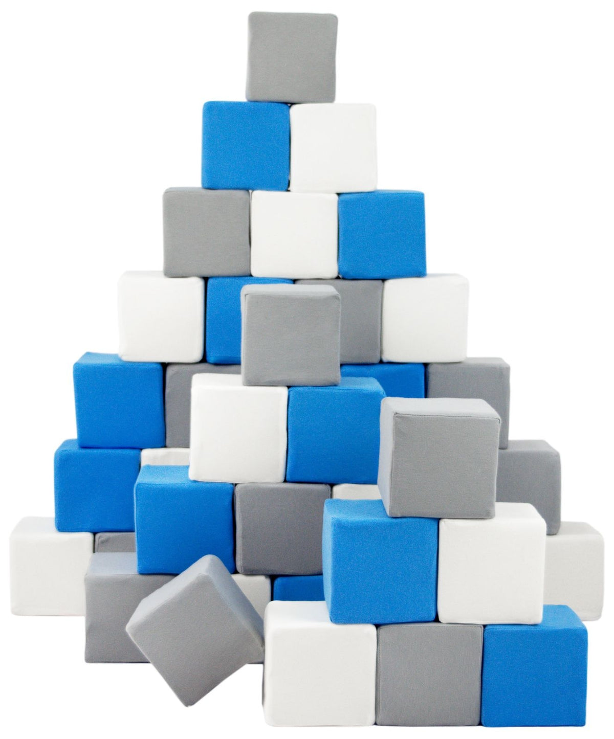 Pyramidset med 45 stora skumblock
