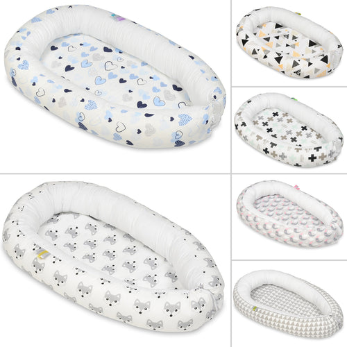Babynest i 100 % bomull för nyfödda