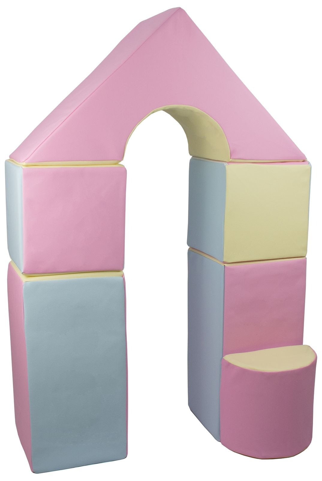 velinda 24237 mini castle set of 6 large foam blocks