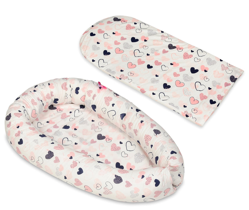 Babynest i 100 % bomull för nyfödda