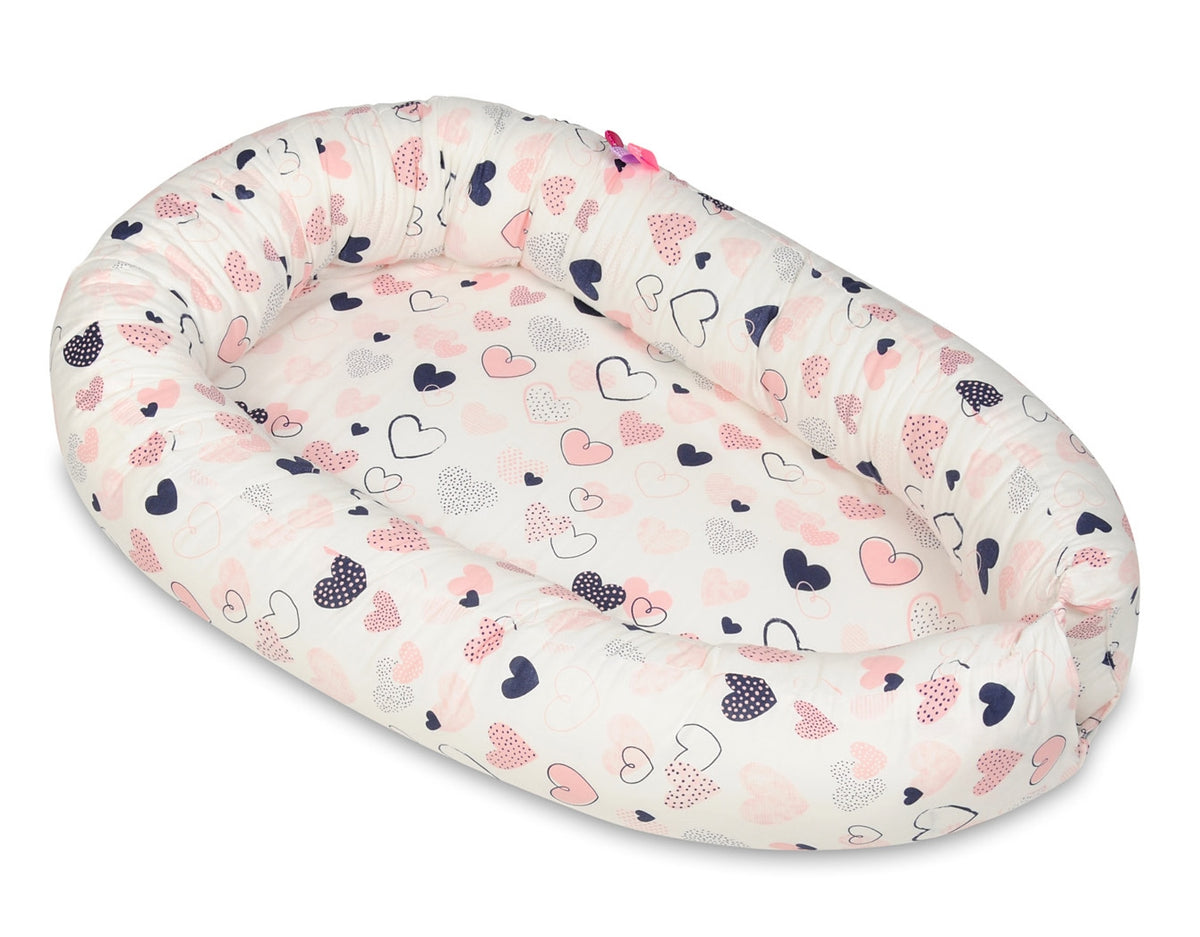 Babynest i 100 % bomull för nyfödda