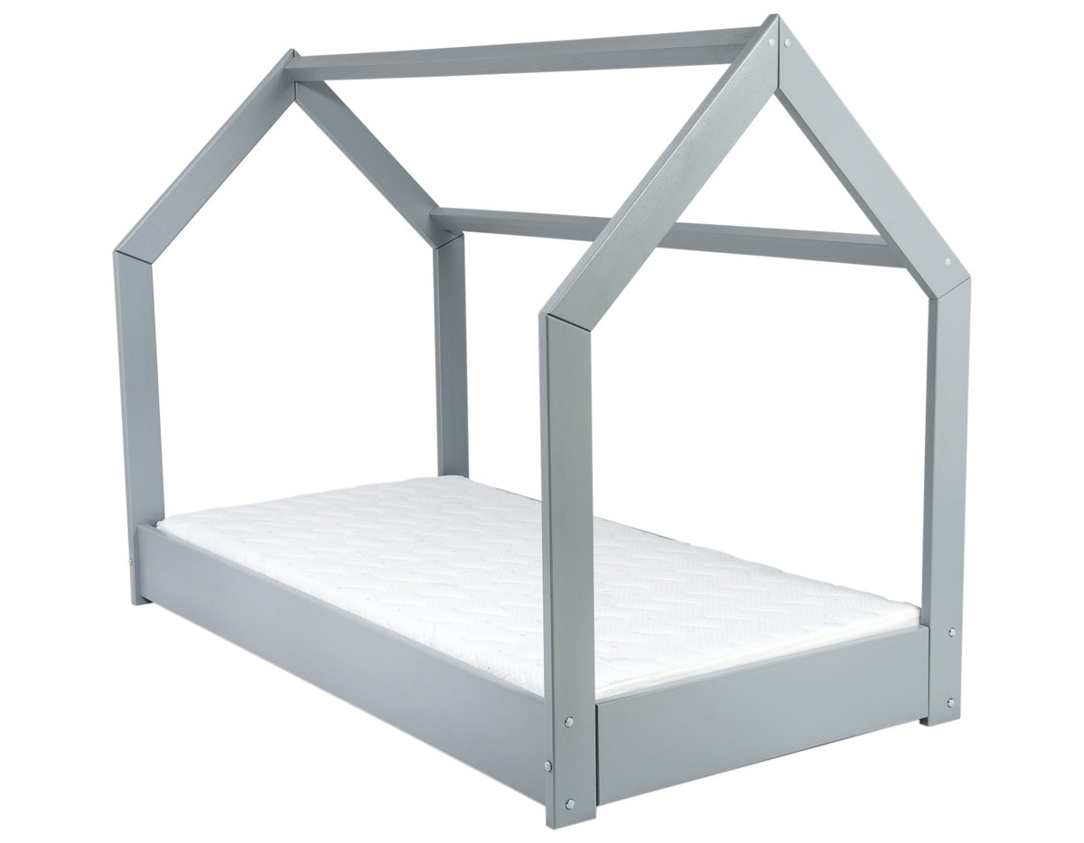 Barnsäng i trä med standardmadrass 160 × 80