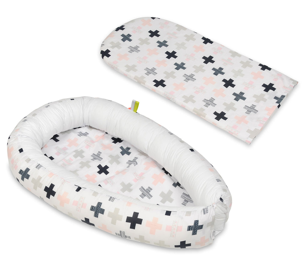 Babynest i 100 % bomull för nyfödda