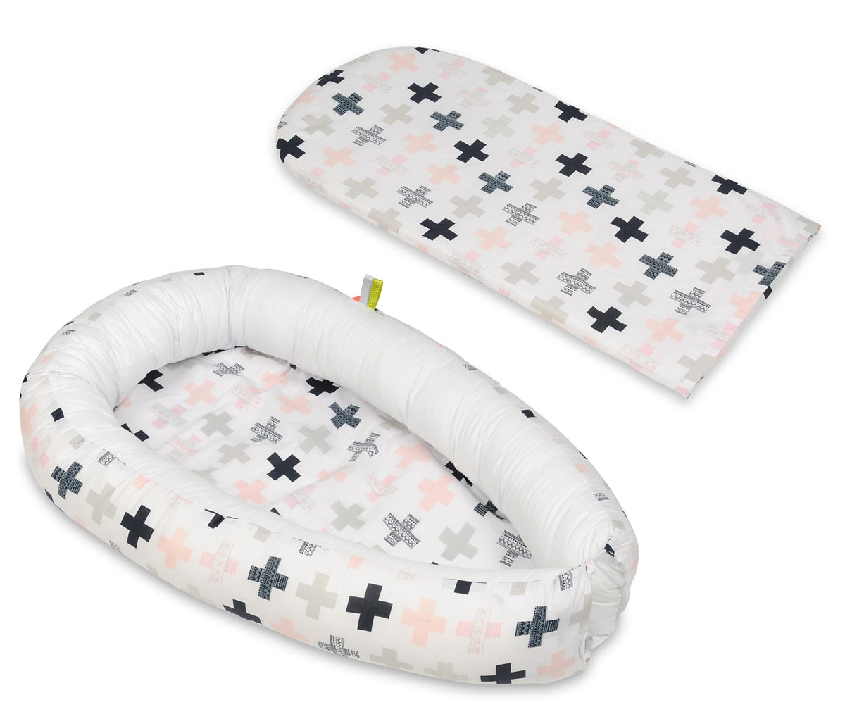 Babynest i 100 % bomull för nyfödda
