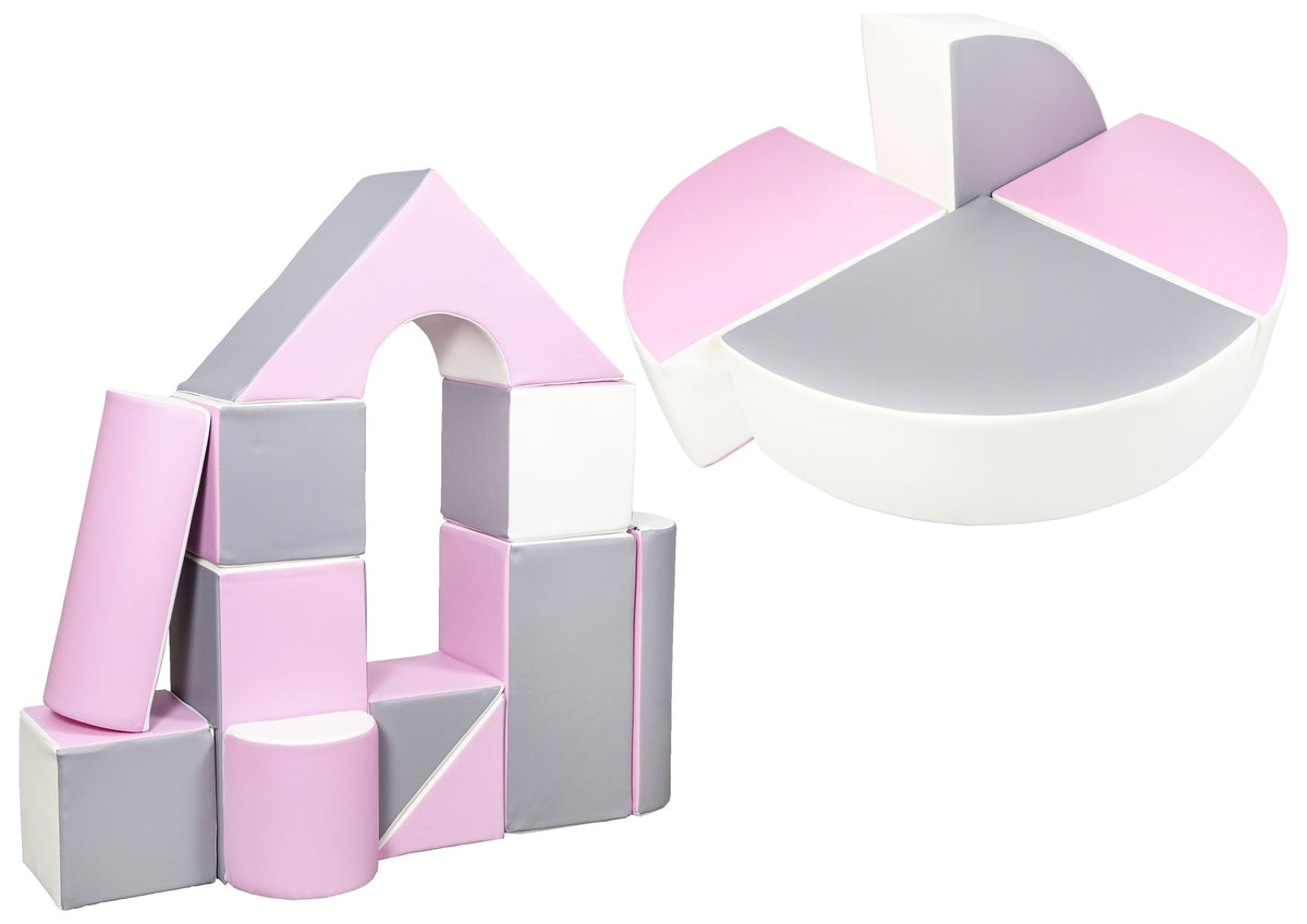 velinda 24272 castle wheel set of 15 large foam blocks