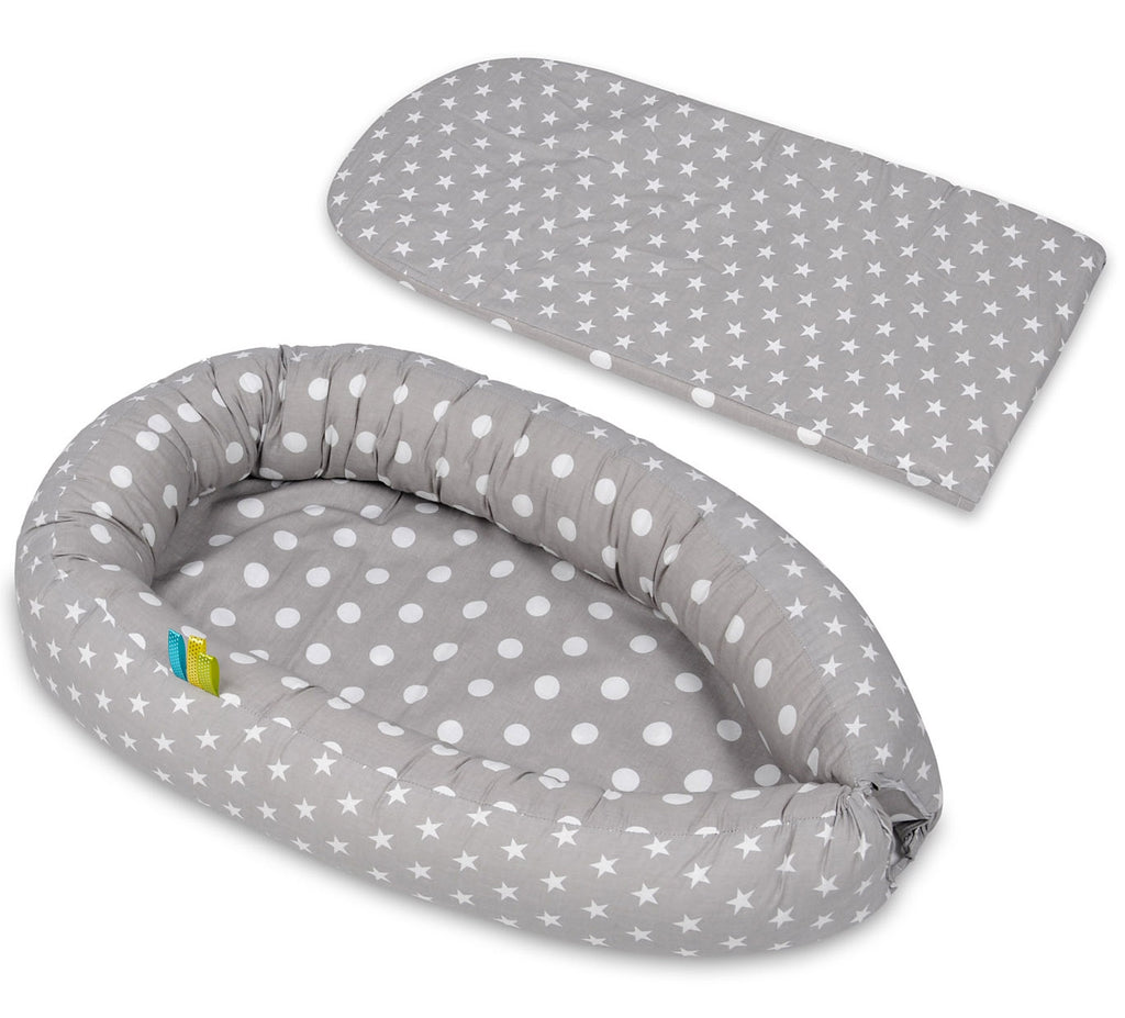 Babynest i 100 % bomull för nyfödda