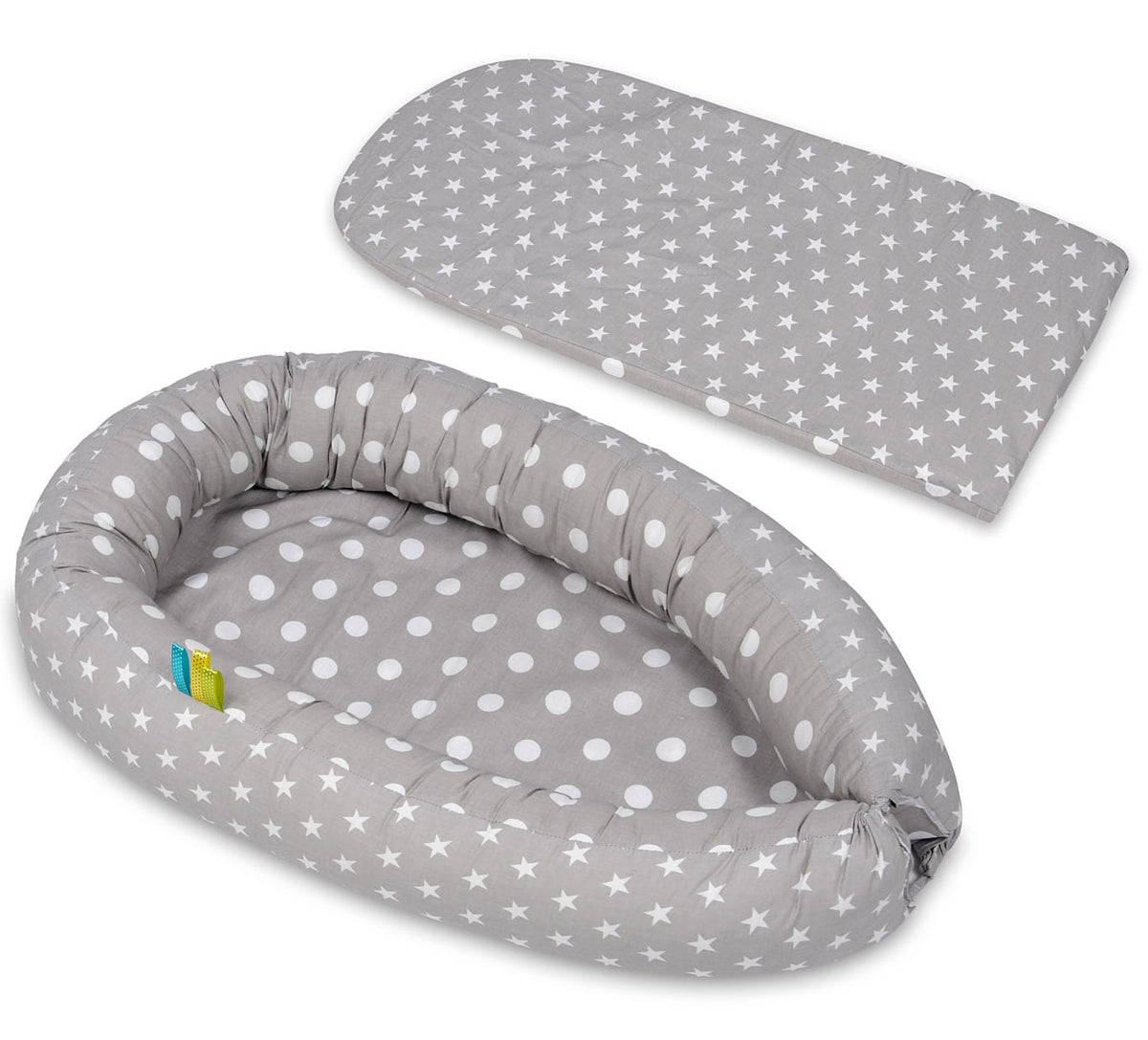 Babynest i 100 % bomull för nyfödda