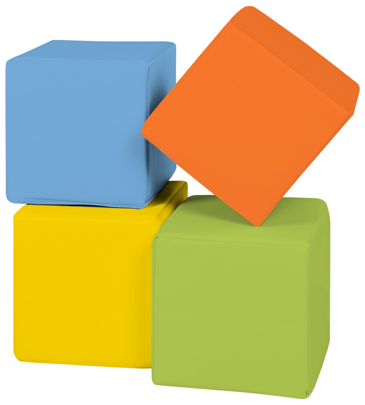 velinda 24281 cube set of 4 foam blocks
