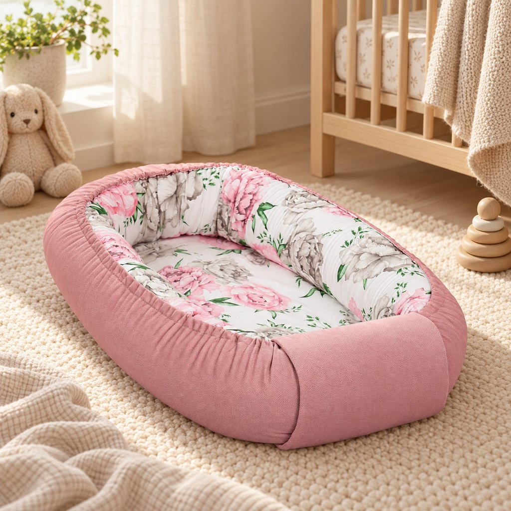 Babynest för nyfödda i skandinavisk hemmiljö – ELVI KIDS